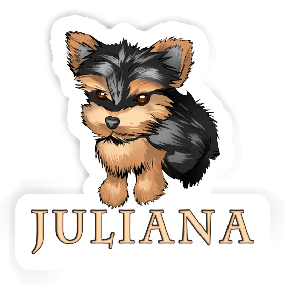 Sticker Juliana Terrier Laptop Image