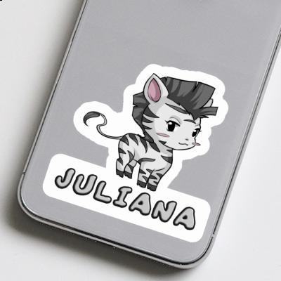 Zebra Sticker Juliana Image