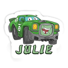 Sticker Julie Race car Image