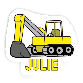 Sticker Julie Excavator Image