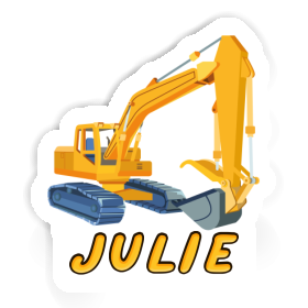 Sticker Excavator Julie Image