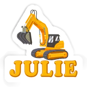 Julie Sticker Excavator Image