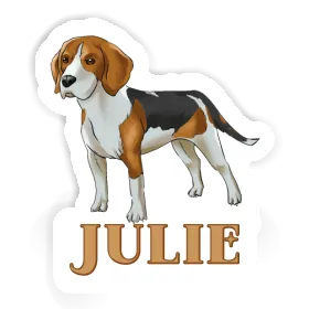 Julie Sticker Beagle Image