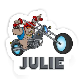 Sticker Julie Biker Image