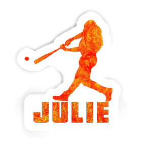 Julie Sticker Baseball Player Image