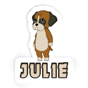 Boxer Sticker Julie Image