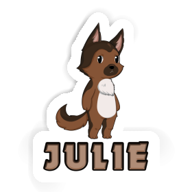 Sticker Julie German Sheperd Image