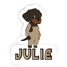 Julie Sticker German Wirehaired Image