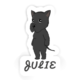 Sticker Giant Schnauzer Julie Image