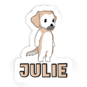 Sticker Julie Golden Retriever Image