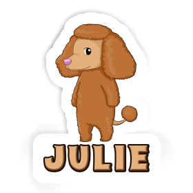 Sticker Julie Poodle Image