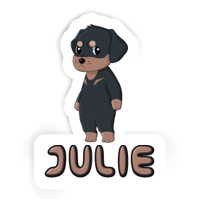 Sticker Rottweiler Julie Image