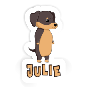 Sticker Dachshund Julie Image