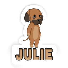 Julie Sticker German Mastiff Image