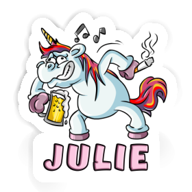 Julie Sticker Party Unicorn Image