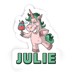 Sticker Party Unicorn Julie Image