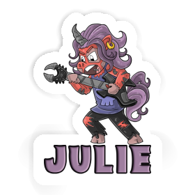 Rocking Unicorn Sticker Julie Image