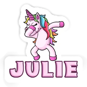 Sticker Dabbing Unicorn Julie Image