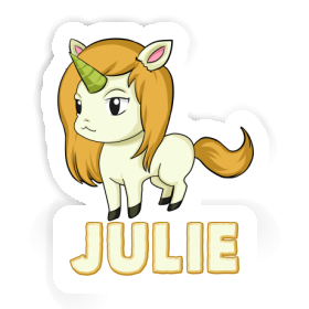 Julie Sticker Unicorn Image