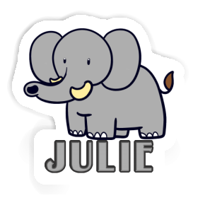 Elephant Sticker Julie Image