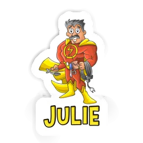 Sticker Electrician Julie Image