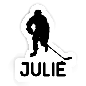 Sticker Hockey Player Julie Image