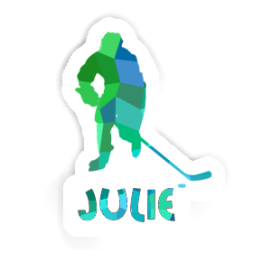 Sticker Julie Hockey Player Image