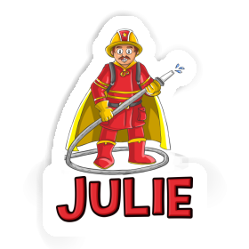 Sticker Firefighter Julie Image