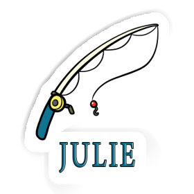 Julie Sticker Fishing Rod Image