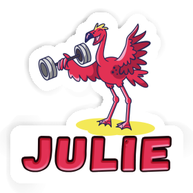 Sticker Julie Weight Lifter Image