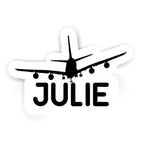 Julie Sticker Airplane Image