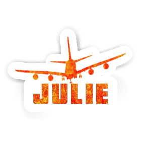 Sticker Airplane Julie Image