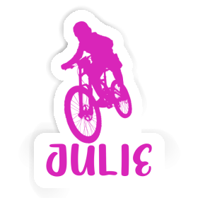 Freeride Biker Sticker Julie Image