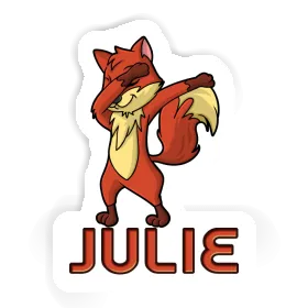 Julie Sticker Dabbing Fox Image