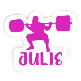 Julie Sticker Weightlifter Image