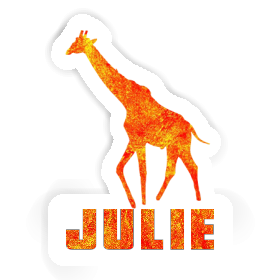 Girafe Autocollant Julie Image