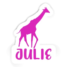 Autocollant Julie Girafe Image