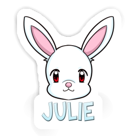 Autocollant Lapin Julie Image