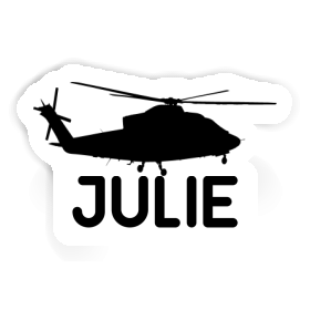 Helicopter Sticker Julie Image