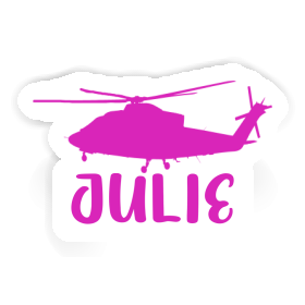 Sticker Helicopter Julie Image