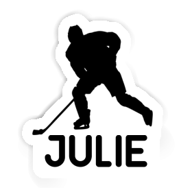 Sticker Julie Hockey Player Image