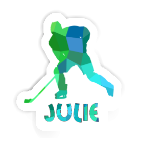 Sticker Julie Hockey Player Image