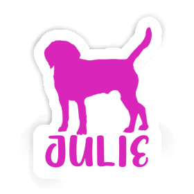 Dog Sticker Julie Image