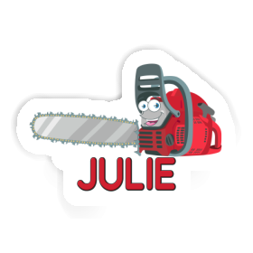 Julie Sticker Chainsaw Image