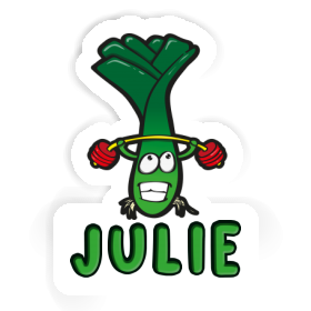 Sticker Weight Lifter Julie Image