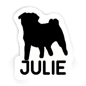 Sticker Julie Pug Image