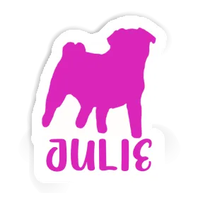 Sticker Pug Julie Image