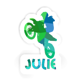 Julie Sticker Motocross Rider Image