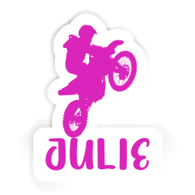 Sticker Julie Motocross Rider Image