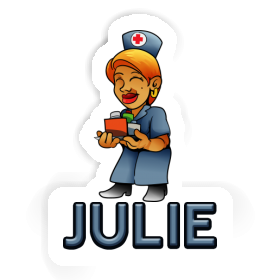 Julie Sticker Nurse Image